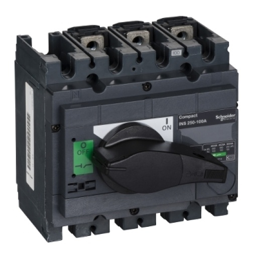 interruptor seccionador Interpact INS250 - 100 A - 3 pólos