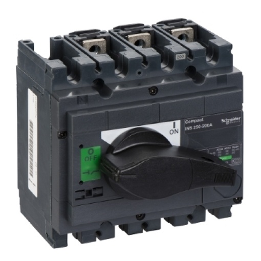 interruptor seccionador Interpact INS250 - 200 A - 3 pólos