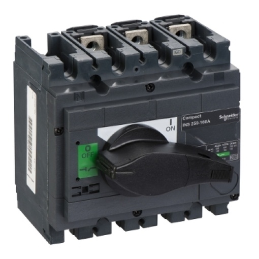 interruptor seccionador Interpact INS250 - 160 A - 3 pólos