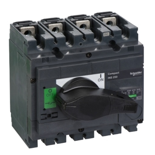 Interruptor seccionador Interpact INS250 - 250 A - 4 pólos
