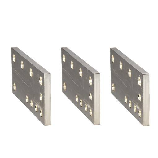 Cable lug adapters - set of 3 - for Masterpact MTZ1 - 3P - spare part