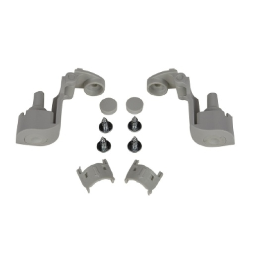 Hinges, for cover-depth 40 mm. In thermoplastic PC with screws.