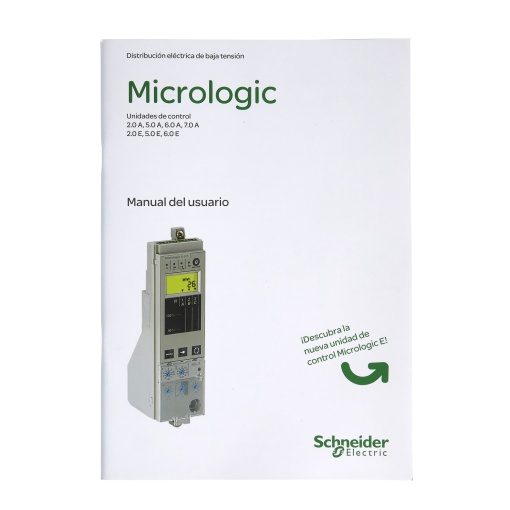 control unit Micrologic 5.0 E, Compact NS 630b to 1600 circuit breakers, drawout, LSI protections
