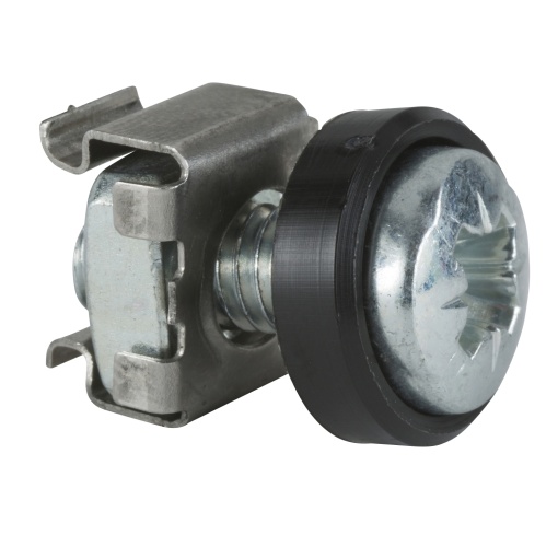 Actassi - conjunto de 50 parafusos M5 com anilhas e porcas de gaiola para orifícios quadrados de 9,5 mm