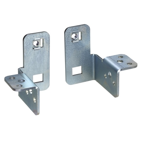 4 brackets to install mounting plates in desks