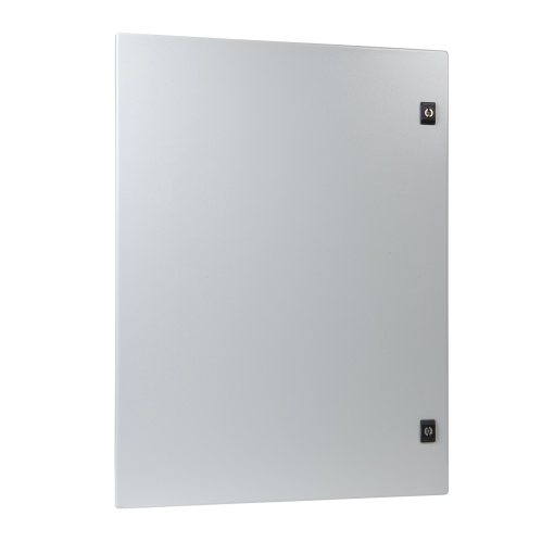 Plain door Spacial CRN H400xW300 RAL 7035, with lock