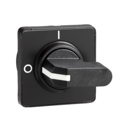 TeSys VARIO  Mini VARIO - manípulo rotativo frontal e preto - sem fechadura para cadeado