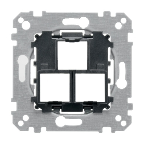 M-Elegance - Suporte para ligador 1 mód. 2 mód.