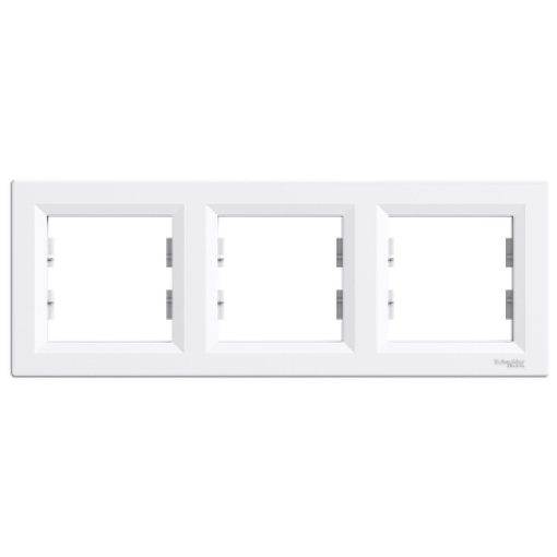 Asfora - Quadro horizontal 3 elementos - Branco