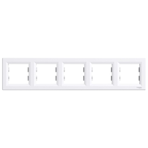 Asfora - Quadro horizontal 5 elementos - Branco