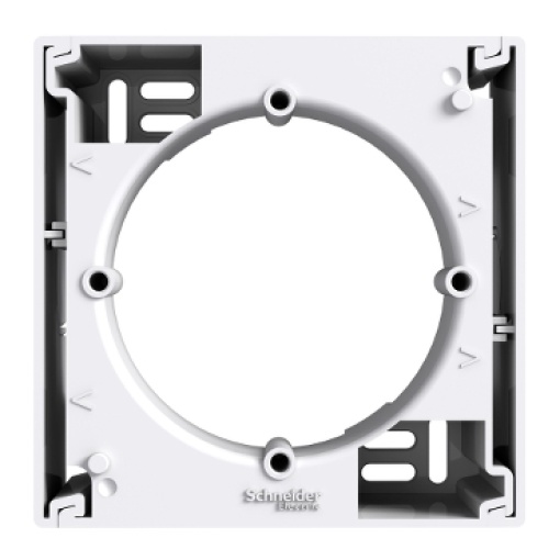 Asfora - Caixa de superficie 1 elemento - Branco