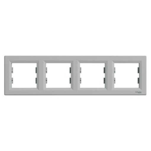 Asfora - Quadro horizontal 4 elementos - Alumínio