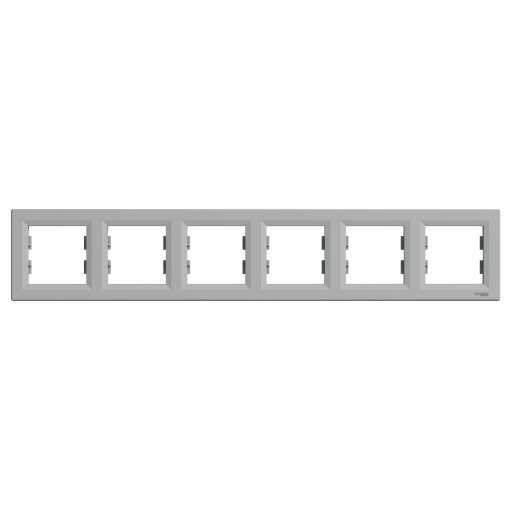 Asfora - Quadro horizontal 6 elementos - Alumínio