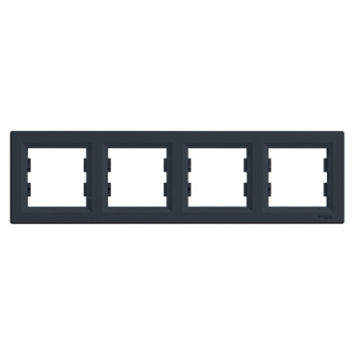 Asfora - Quadro horizontal 4 elementos - Antracite