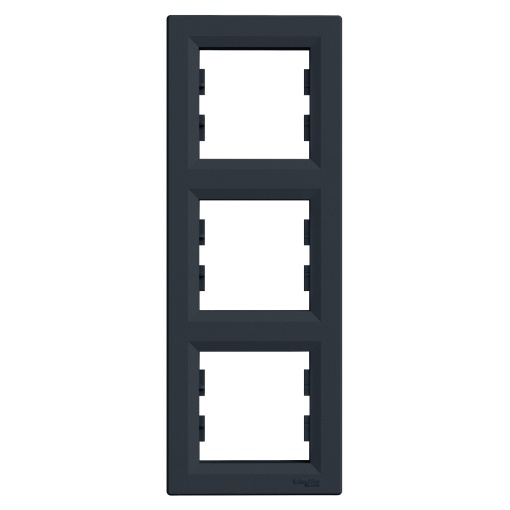 Asfora - Quadro vertical 3 elementos - Antracite