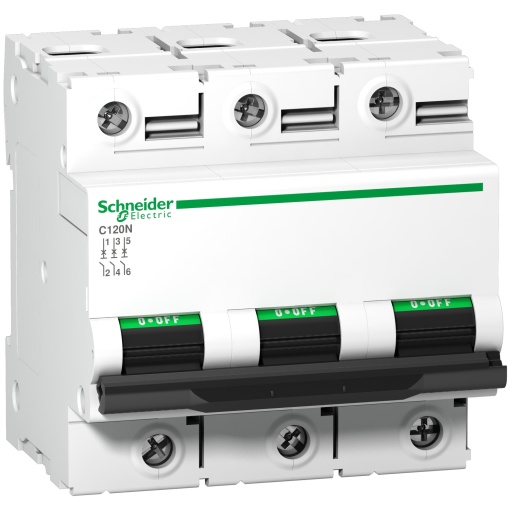 C120N - circuit breaker - 3P - 63A - C curve