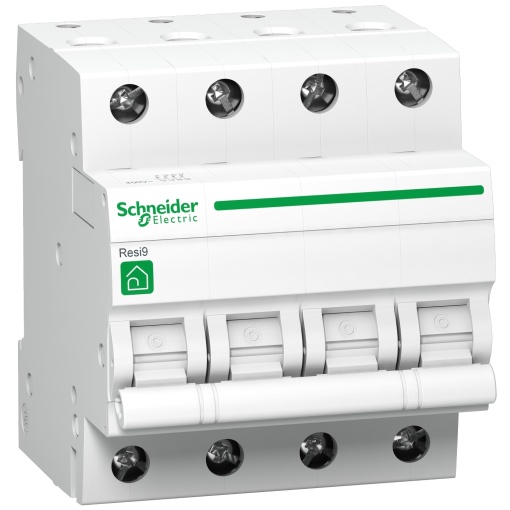 Disjuntor, Resi9, 4P , 40A, Curva C, 3000A IEC 60898-1