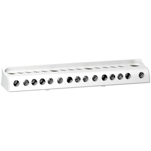 Linergy - additional Neutral bar for screw distri block - 125 A - 15 connections