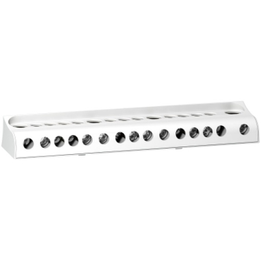 Linergy - additional Neutral bar for screw distri block - 125 A - 15 connections