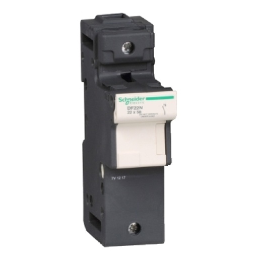TeSyS porta-fusível N 125A - tamanho fusível 22 x 58 mm