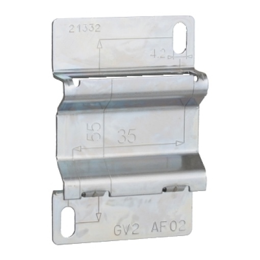 platina para fixação de um GV2ME ou GV2LE por parafusos