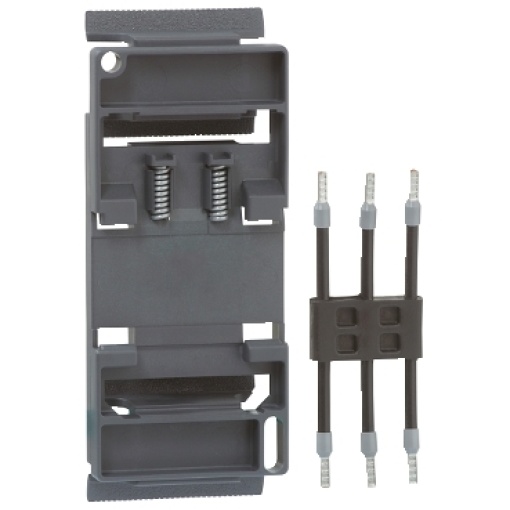 platina com ligação eléctrica para disjuntor GV2 e contactor D09....D38