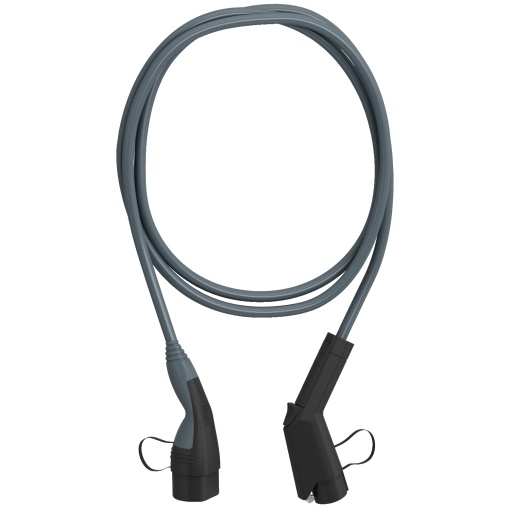 Cabo Para Carregador Veicular EVlink - T2-T1 - Monofásico - 32 A - 5 metros