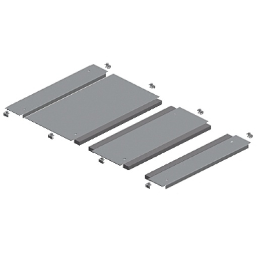 Spacial SF 2 entries cable gland plate - fixed by clips - 800x600 mm