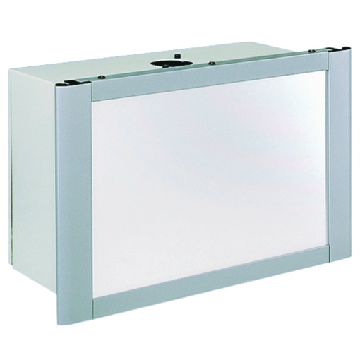 HMI encl. Spacial S3CM H400xW600xD250 IP54, IK10, RAL7035. Rear door.