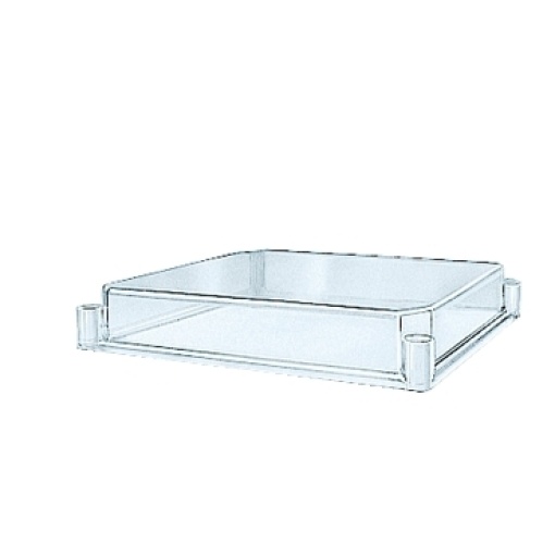 Transparent polycarbonate cover 27x27x4.5cm