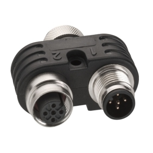CAN bus Y connector TM7 - 2 x M12