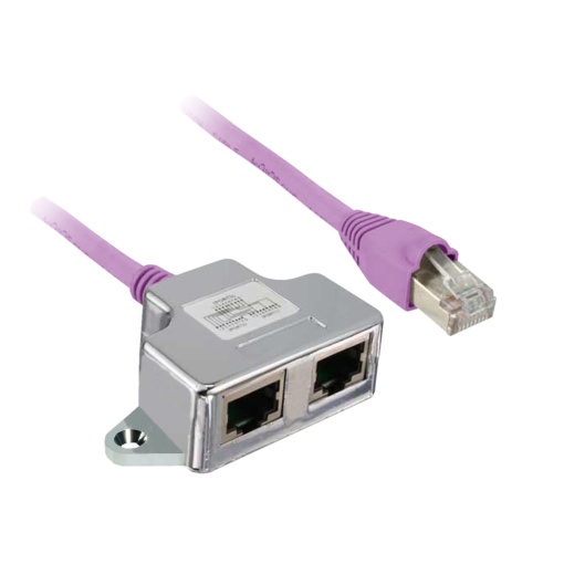 CANopen adaptador terminal - 2 RJ45 conectores ligação daisy