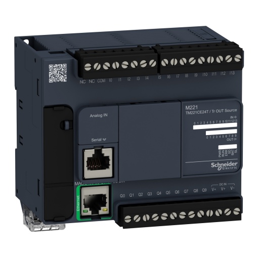 Controlador Modicon - M221 c Ethernet 24 ES do tipo transistor PNP