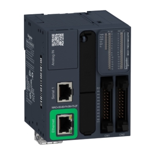 Controlador M221 Modular c Ethernet 32 ES do tipo transistor PNP