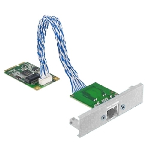 Mini PCIe interface Ethernet 1xRJ45 para iPC