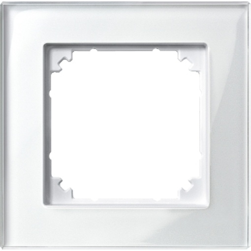 Quadro, vidro P-Plan, 1 elemento, branco brilhante