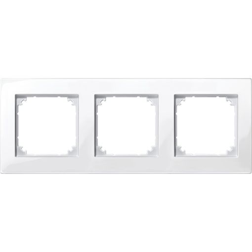 Quadro M-Plan, 3 elementos, branco polar