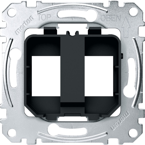 teclas de suporte para conector modular de tomada, pretoamarelo
