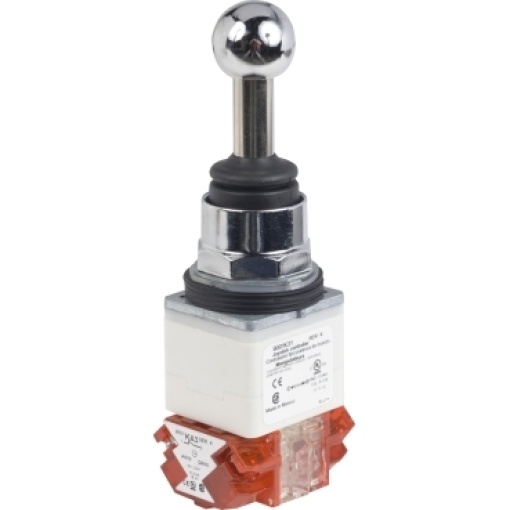 joystick controller - Ø 30 - 3 positions spring return - 2 NC