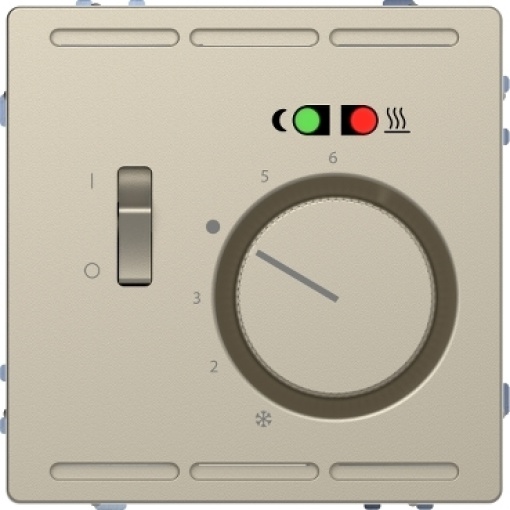 D-Life - Termóstato de piso radiante com interruptor - 230 V - Sahara