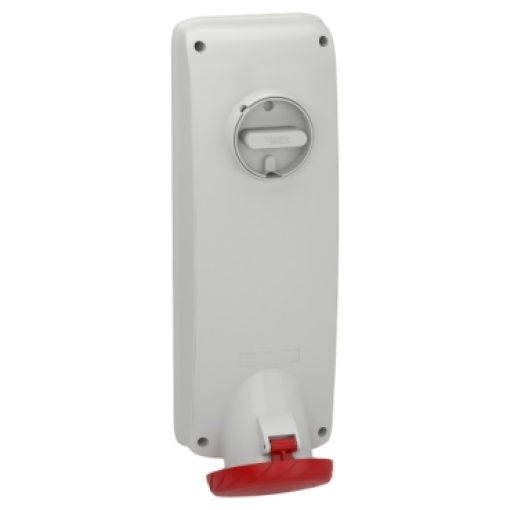 Unika interlocked socket - 63 A - 3P  N  E - 380...415 V AC - IP65 - panel