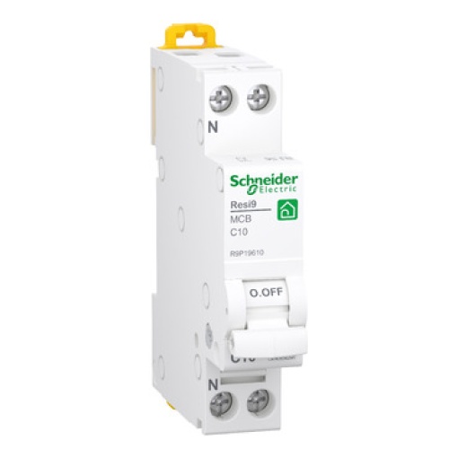 Resi9 - Disjuntor 1PN 10A C 230V 6000A