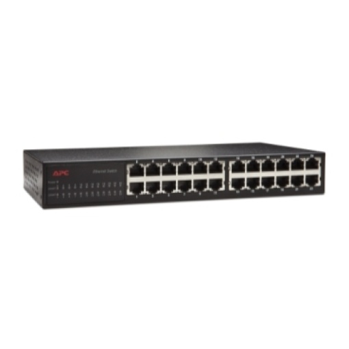 Comutador Ethernet 10100 com 24 Portas da APC