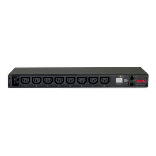 PDU de Bastidor, Com Medição, 1U, 16A, 208230V, 8 C13