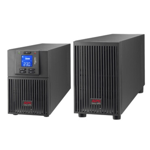 Easy UPS On-Line da APC, 1000VA900W, Torre, 230V, 4x saídas IEC C13, Ranhura para Placa Inteligente, LCD, Autonomia Alargada