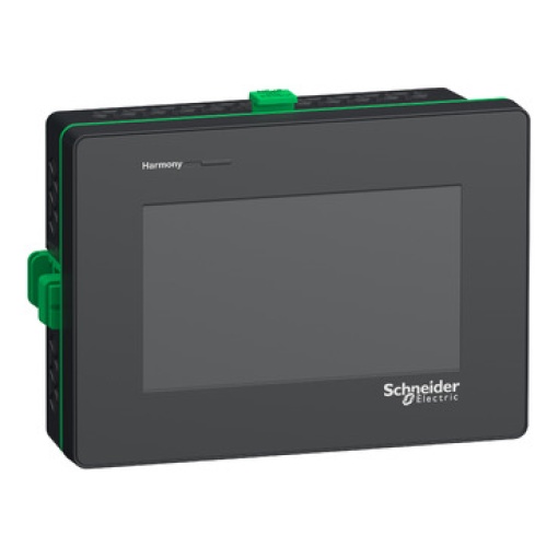 Ecrã tátil modular de 4"W, COM, 2 x Ethernet, USB, 24VCC, Harmony STM6