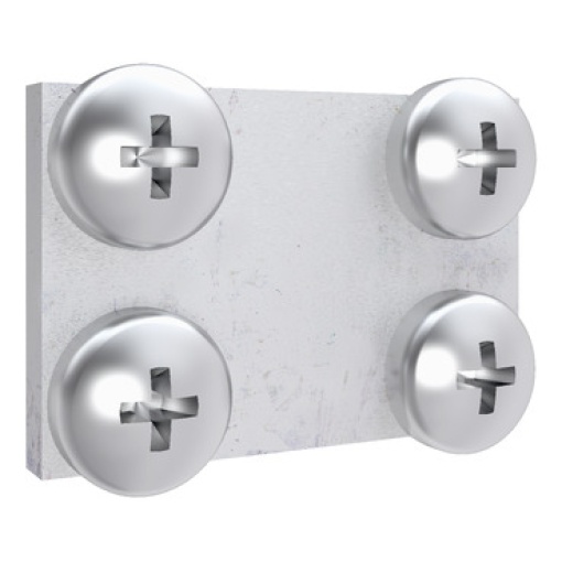 Peça ligação montantes duplo 4 unid