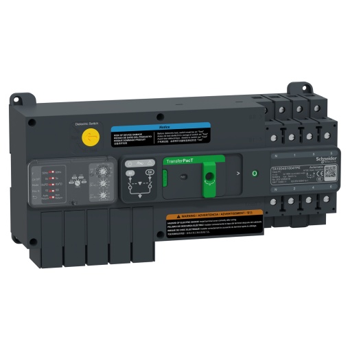TransferPacT Automatic, 100A, 400VAC, 4P, rotativo, tamanho de 100A
