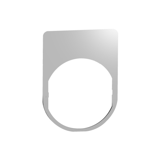 Porta-etiqueta metal 30x40mm com etiqueta en bbla