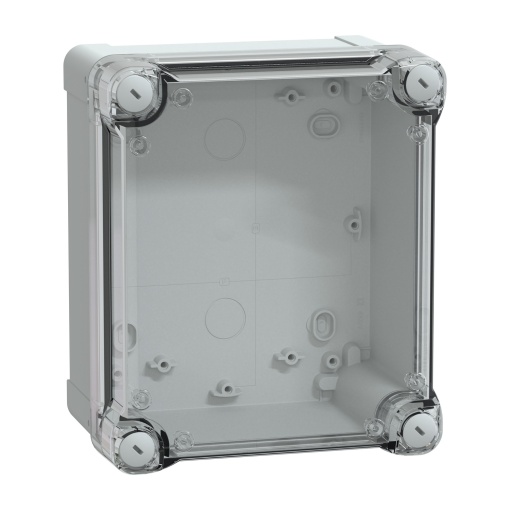 PC box IP66 IK08 RAL7035 Int.H175W150D100 Ext.H193W164D105 Transp.cover H40